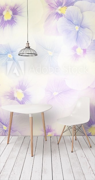Picture of Violet Flowers Background